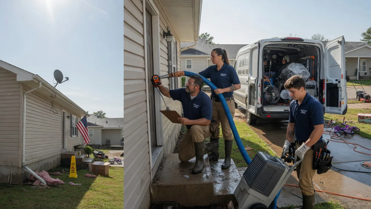 Ceiling Water Damage Restoration in Middletown, IN near me